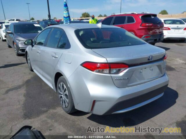 TOYOTA COROLLA HYBRID LE, JTDEAMDE6NJ049351