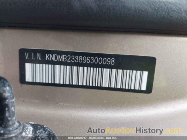 KIA SEDONA LX, KNDMB233896300098