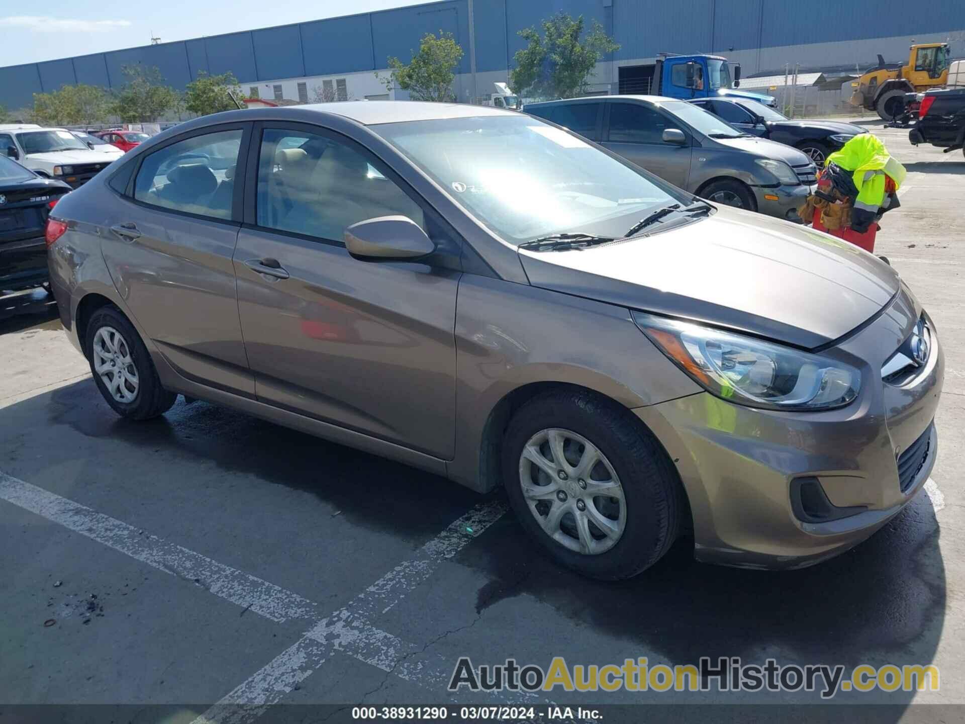 HYUNDAI ACCENT GLS, KMHCT4AEXEU698876