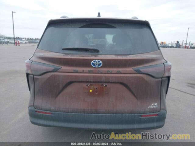 TOYOTA SIENNA XLE, 5TDJRKEC8PS146050