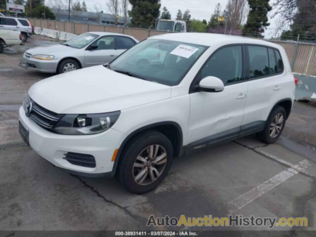 VOLKSWAGEN TIGUAN S, WVGBV7AX6DW515789