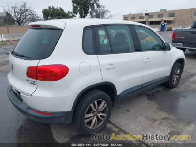 VOLKSWAGEN TIGUAN S, WVGBV7AX6DW515789