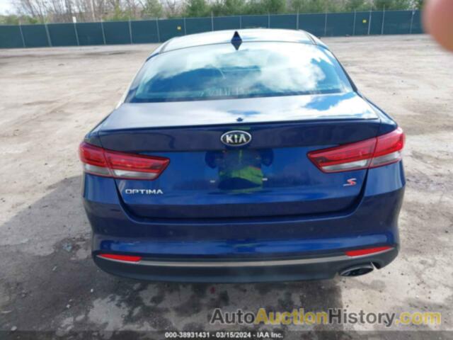 KIA OPTIMA S, 5XXGT4L3XJG220040