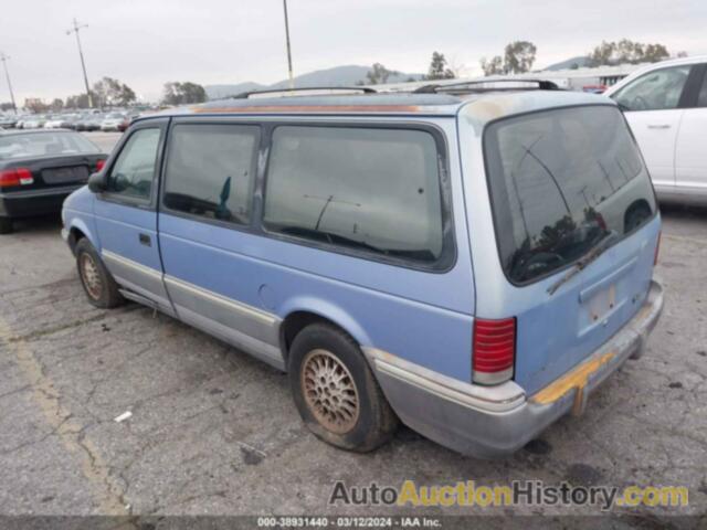 PLYMOUTH GRAND VOYAGER LE, 1P4GH54R8PX598283