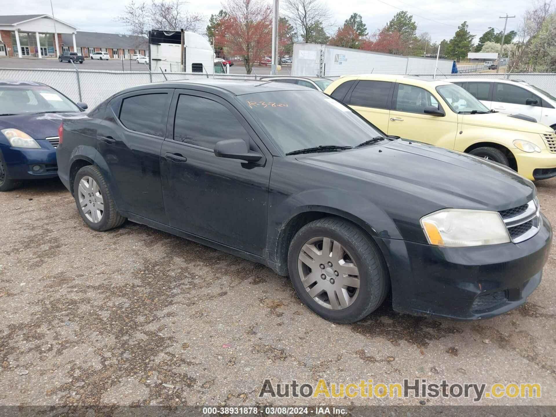 DODGE AVENGER SE, 1C3CDZAB0DN650742