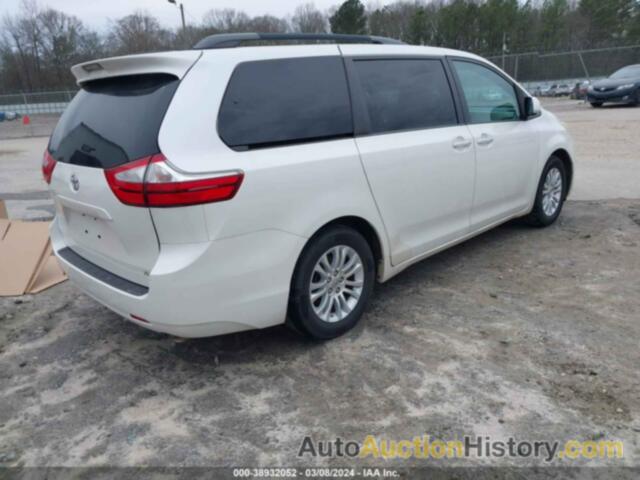 TOYOTA SIENNA XLE 8 PASSENGER, 5TDYK3DC8FS571809