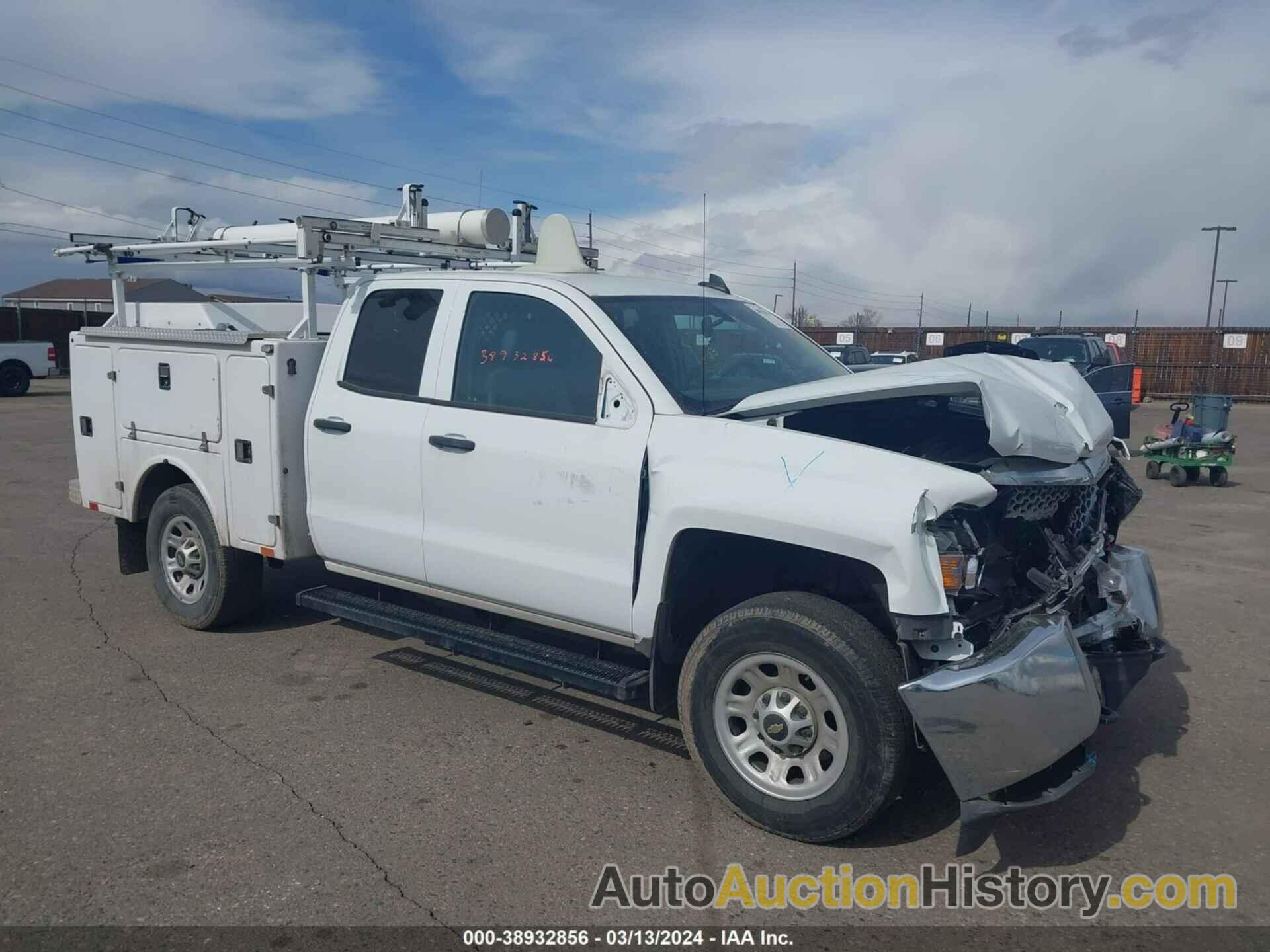 CHEVROLET SILVERADO 2500HD WT, 2GC2KREG8K1236531