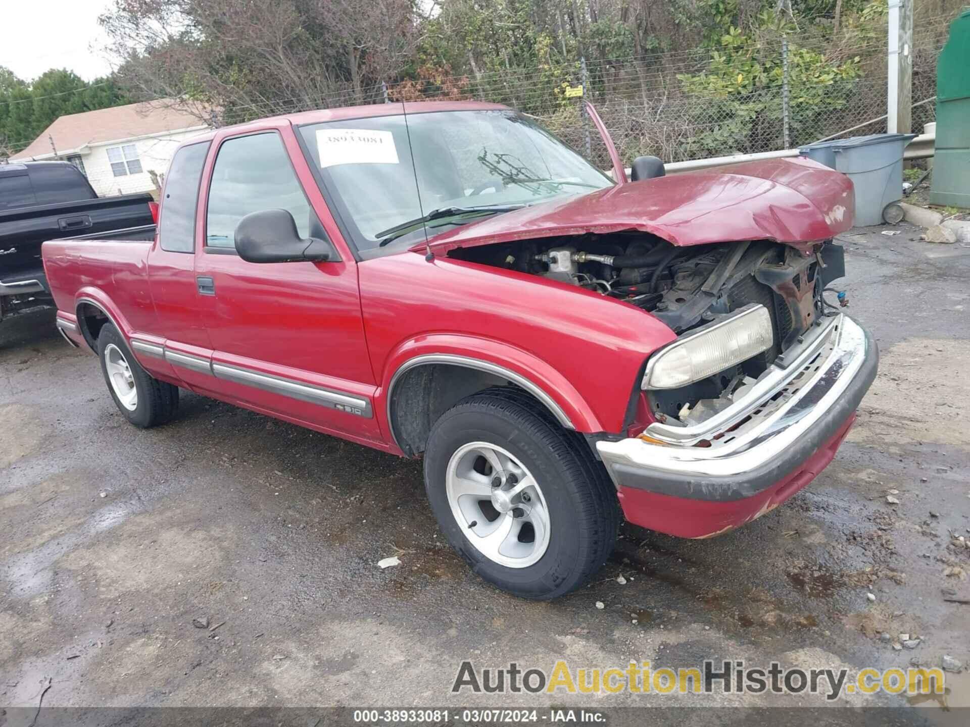 CHEVROLET S-10 LS FLEETSIDE, 1GCCS1941W8171708