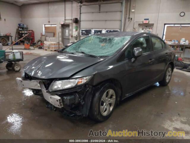 HONDA CIVIC LX, 2HGFB2F57DH542329