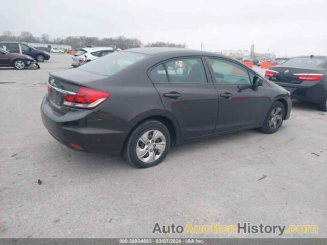 HONDA CIVIC LX, 2HGFB2F57DH597637