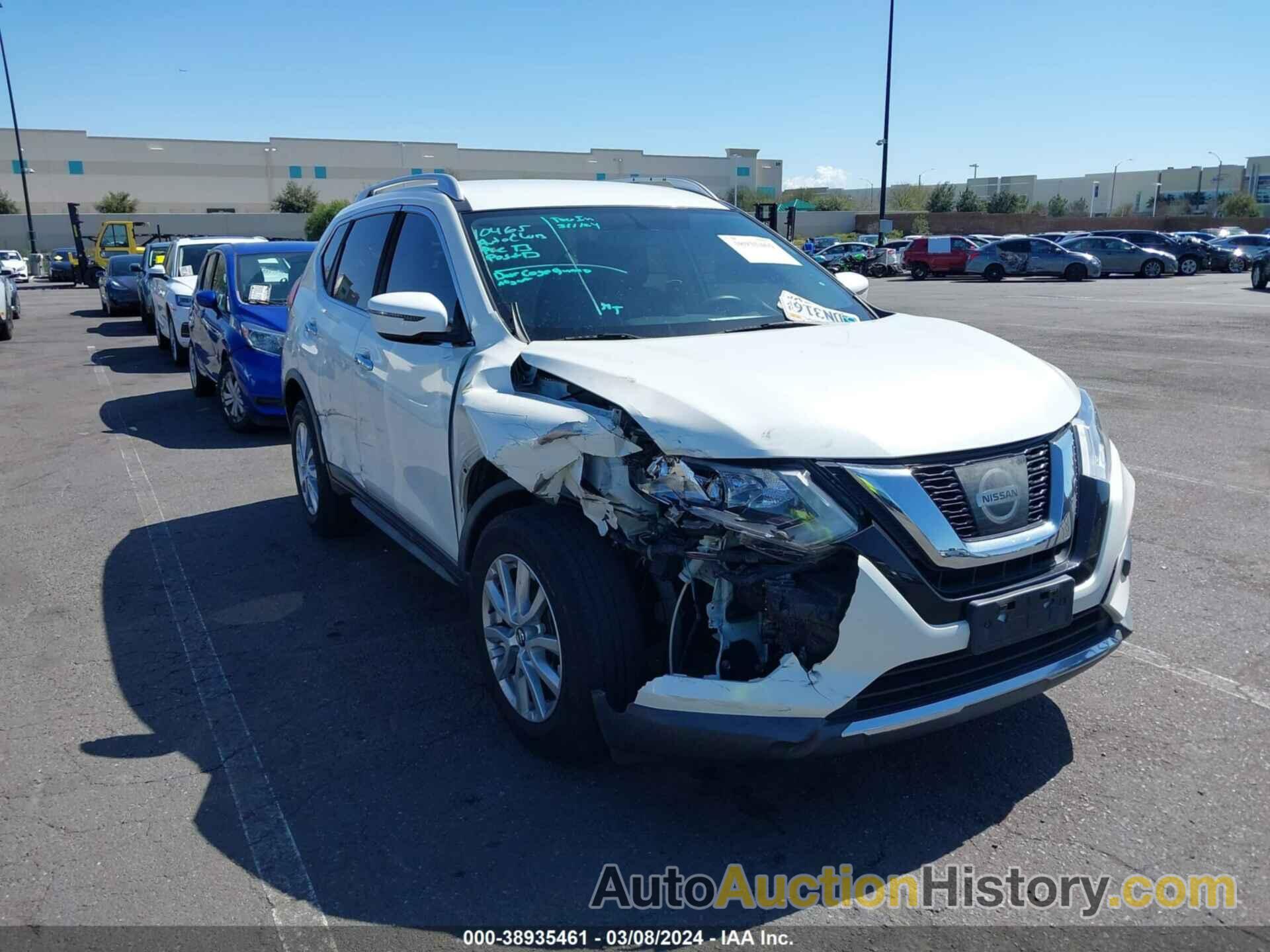 NISSAN ROGUE SV, KNMAT2MT9HP607433