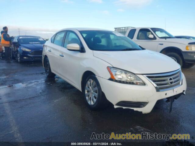 NISSAN SENTRA S/SV/SR/SL, 3N1AB7AP1EL664288