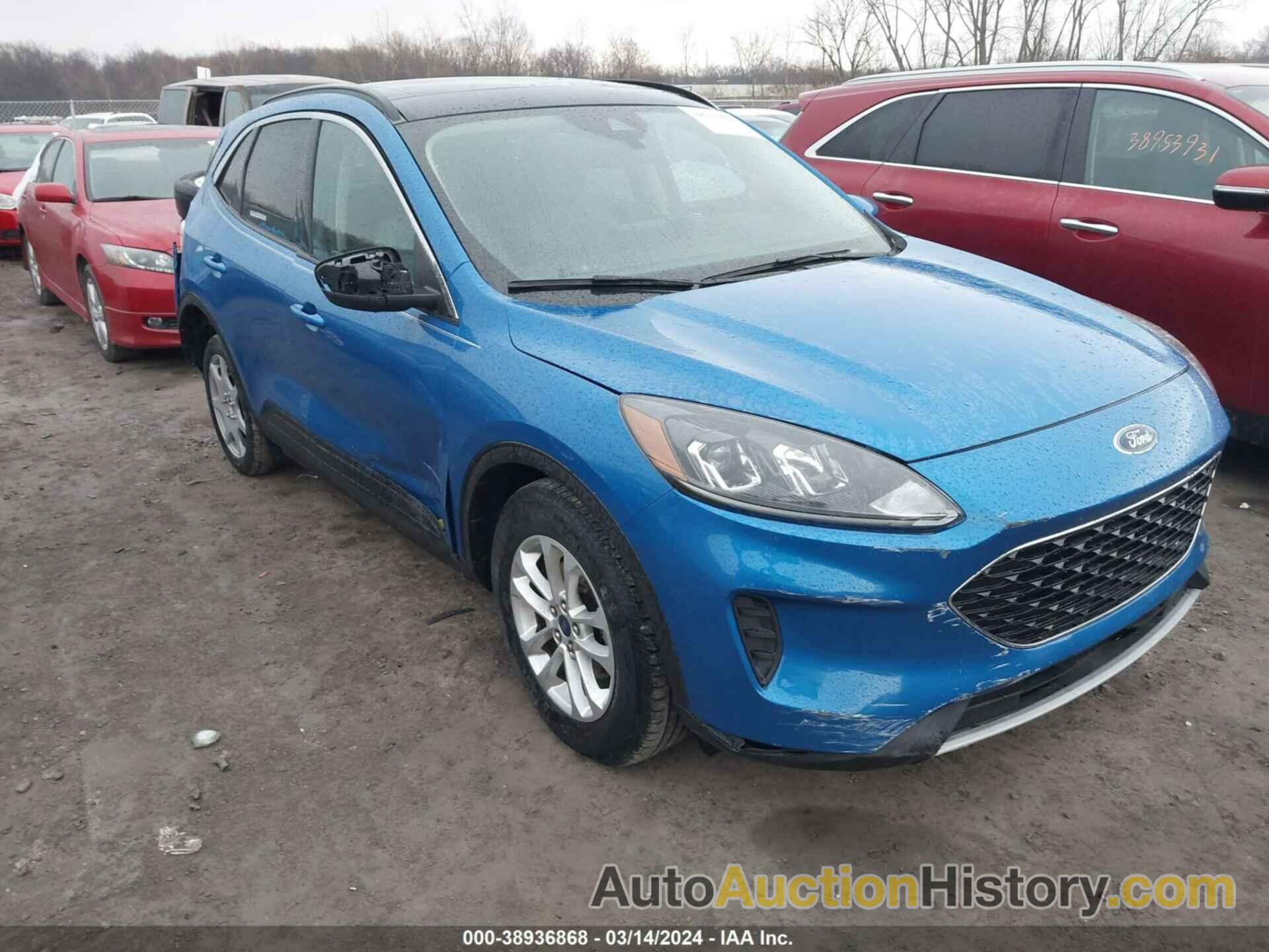 FORD ESCAPE SE, 1FMCU0G6XLUA74255