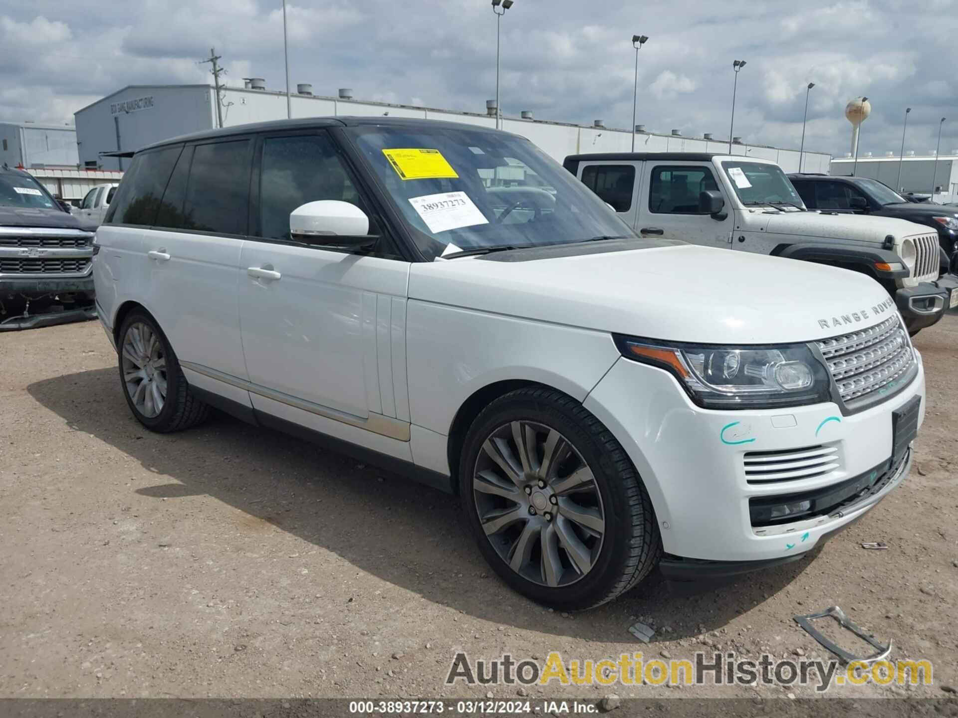 LAND ROVER RANGE ROVER SUPERCHARGED, SALGS2EF1GA302041