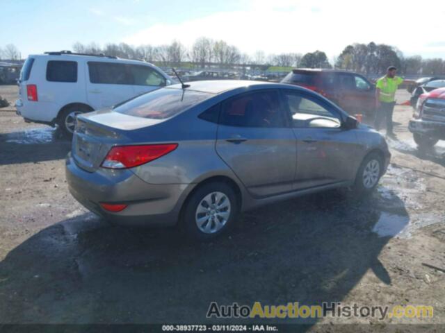 HYUNDAI ACCENT SE, KMHCT4AE7HU360811