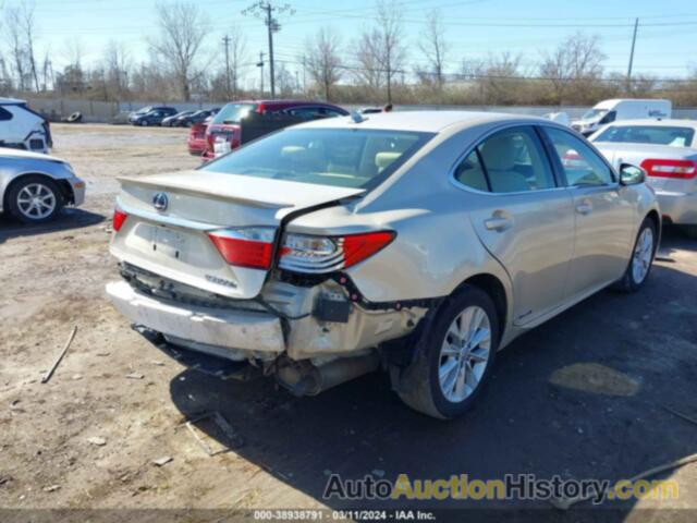 LEXUS ES 300H, JTHBW1GG9D2016139