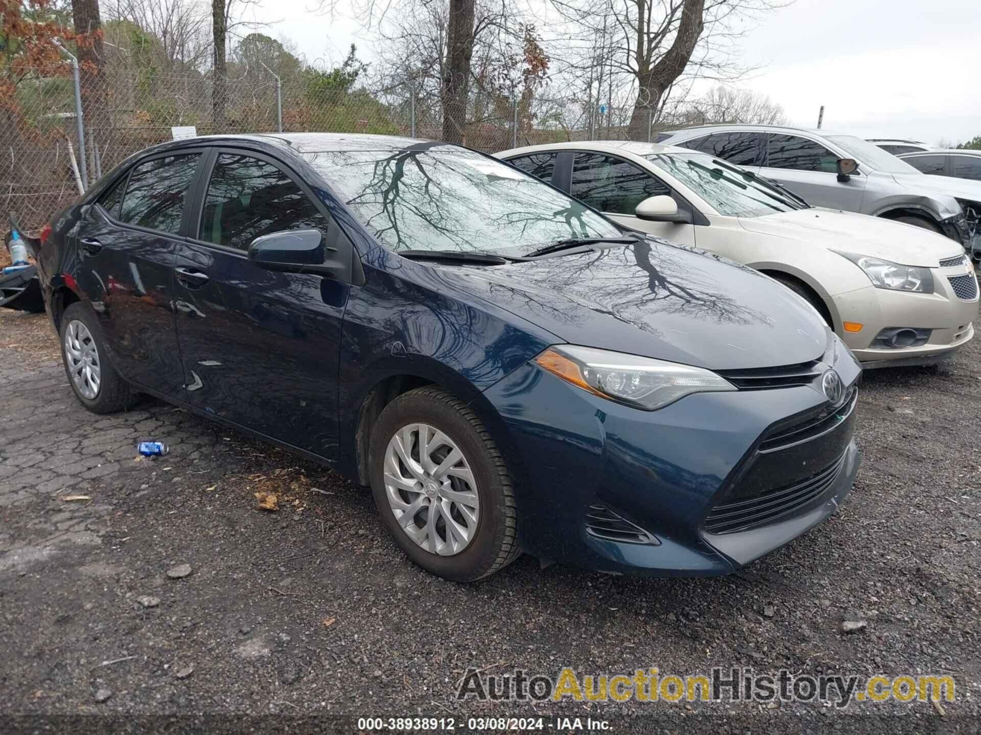 TOYOTA COROLLA LE, 5YFBURHE1KP861956