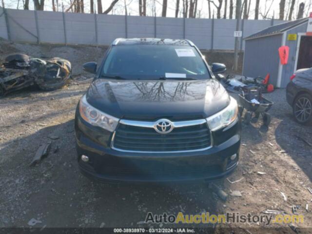 TOYOTA HIGHLANDER XLE, 5TDJKRFH7ES027264