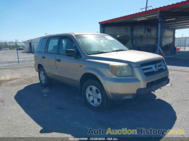 HONDA PILOT LX, 5FNYF28166B018894