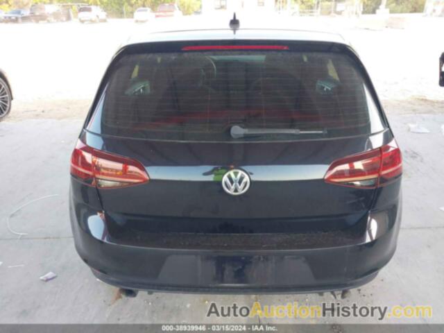 VOLKSWAGEN GOLF GTI AUTOBAHN 4-DOOR/S 4-DOOR/SE 4-DOOR/SPORT 4-DOOR, 3VW447AU4HM036442