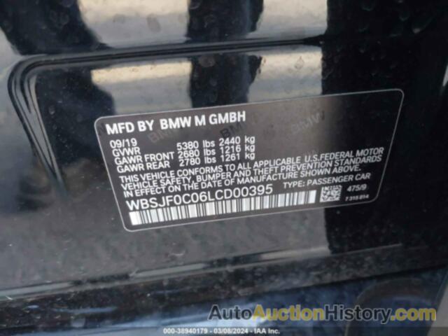 BMW M5, WBSJF0C06LCD00395