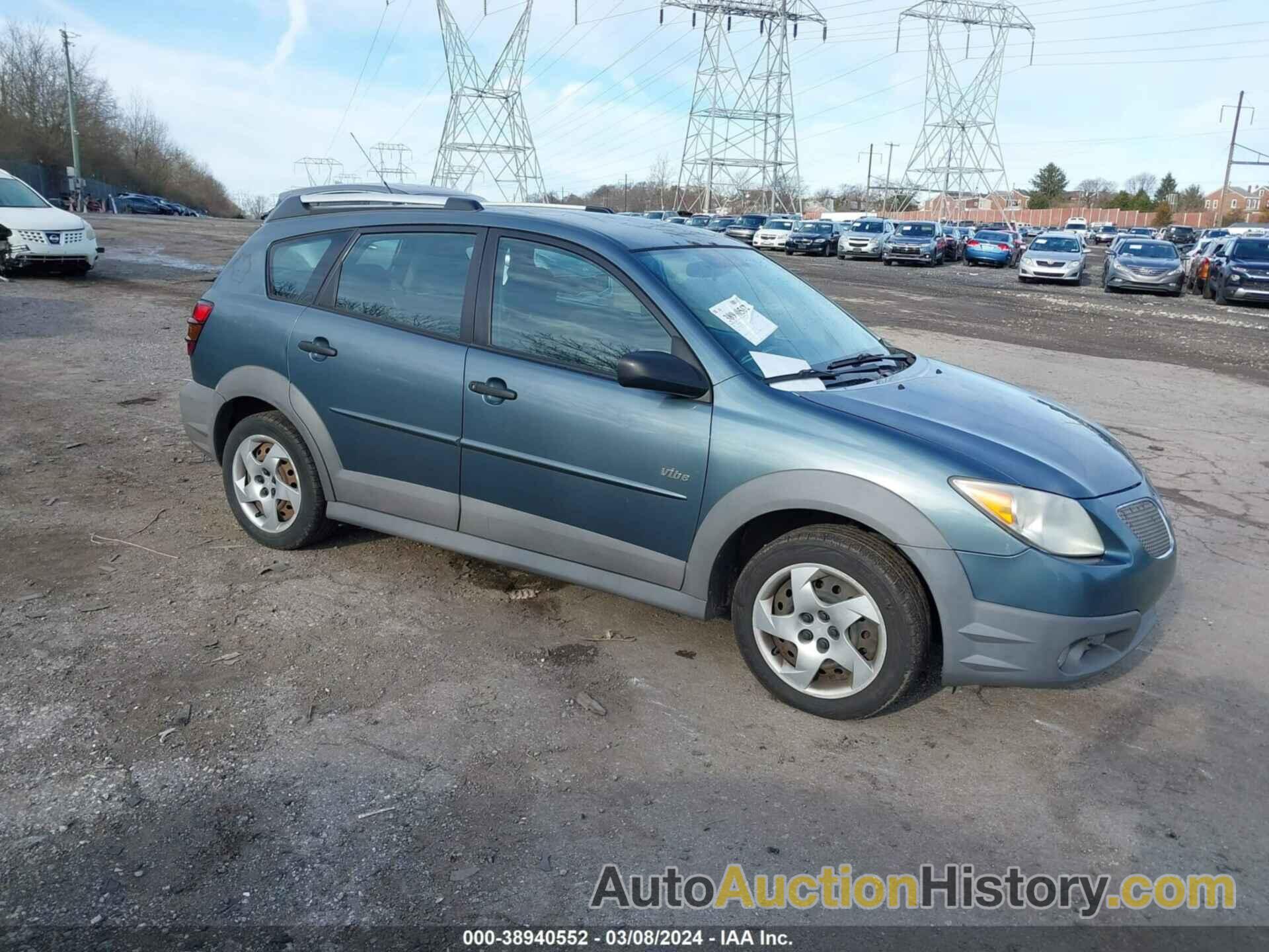 PONTIAC VIBE, 5Y2SL658X7Z413633