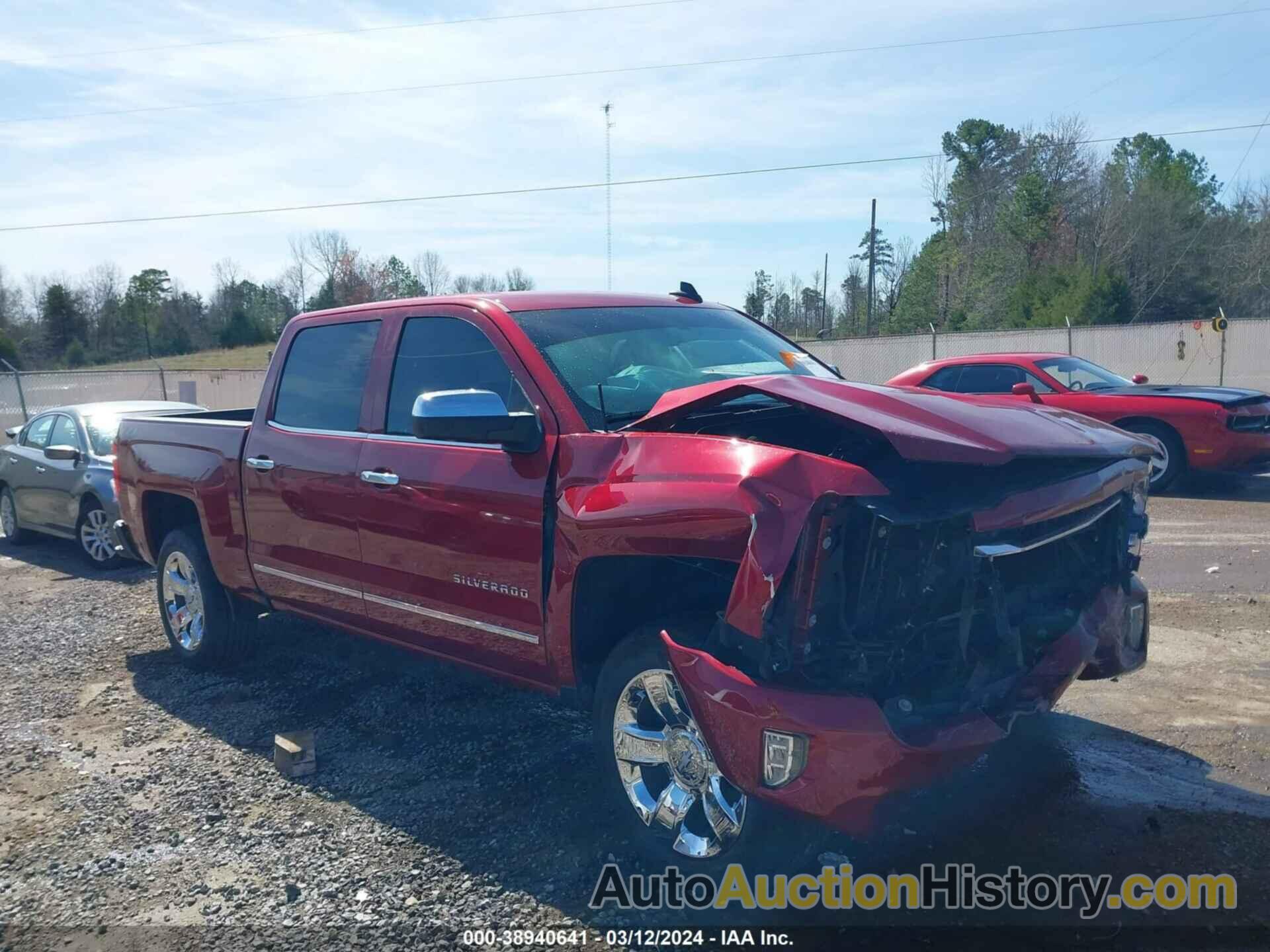 CHEVROLET SILVERADO 1500 2LZ, 3GCUKSEC7JG559634