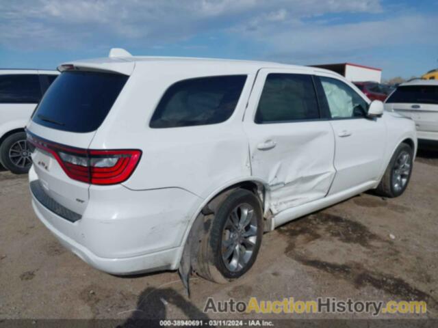 DODGE DURANGO GT PLUS RWD, 1C4RDHDG8KC690874