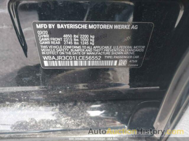 BMW 530I I, WBAJR3C01LCE56552