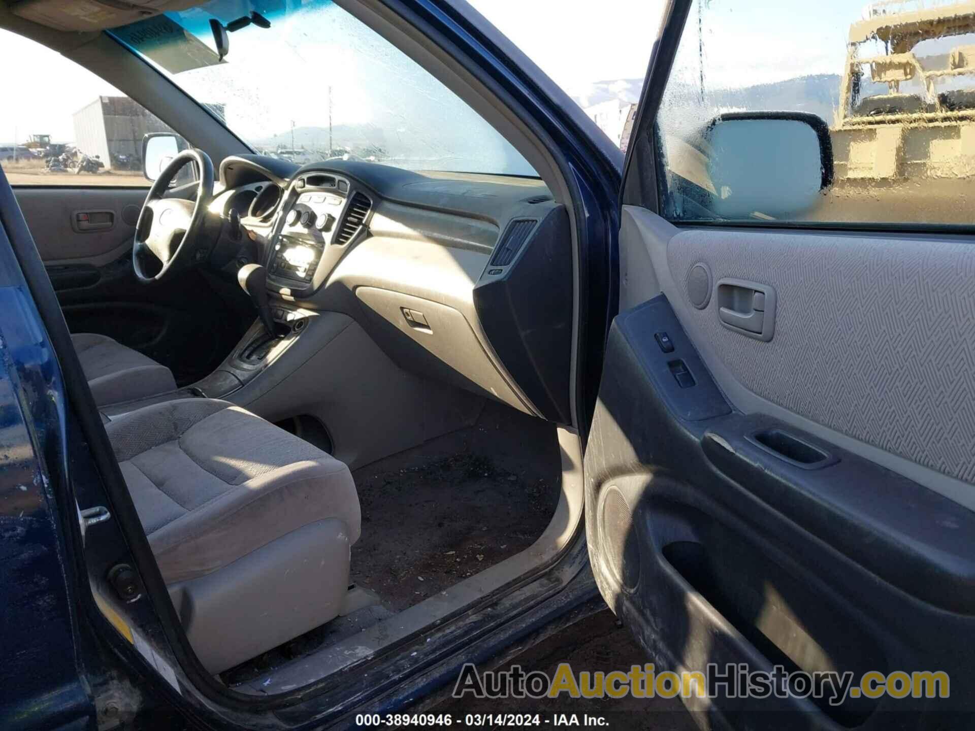 TOYOTA HIGHLANDER V6, JTEHF21A720076236