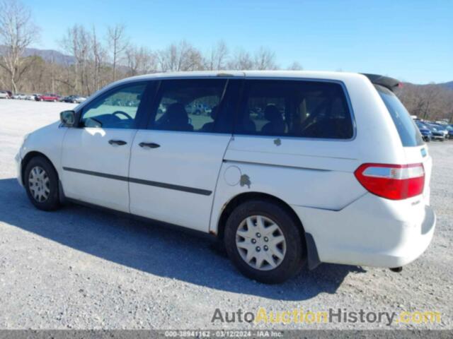 HONDA ODYSSEY LX, 5FNRL38207B112086