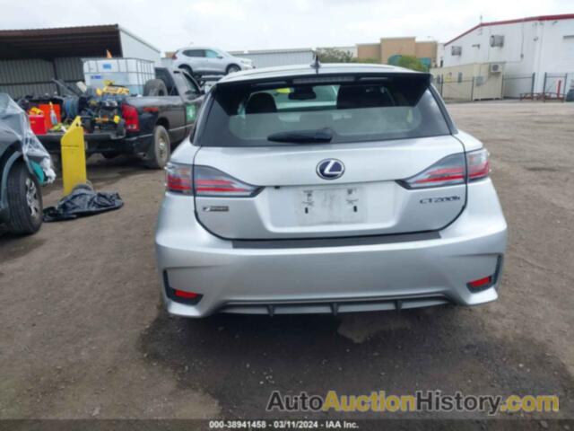 LEXUS CT 200H, JTHKD5BH5F2224163