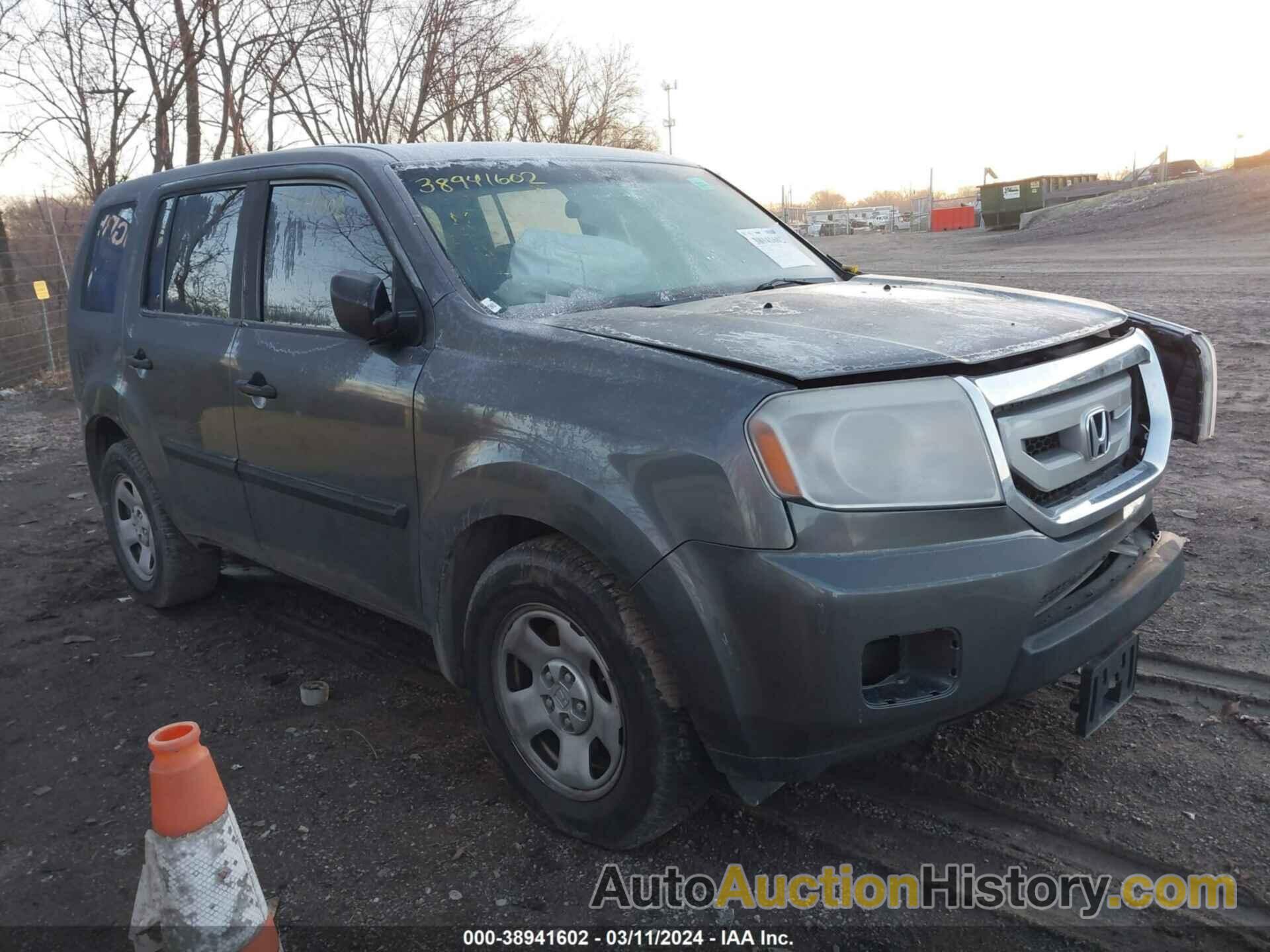 HONDA PILOT LX, 5FNYF4H22BB014033