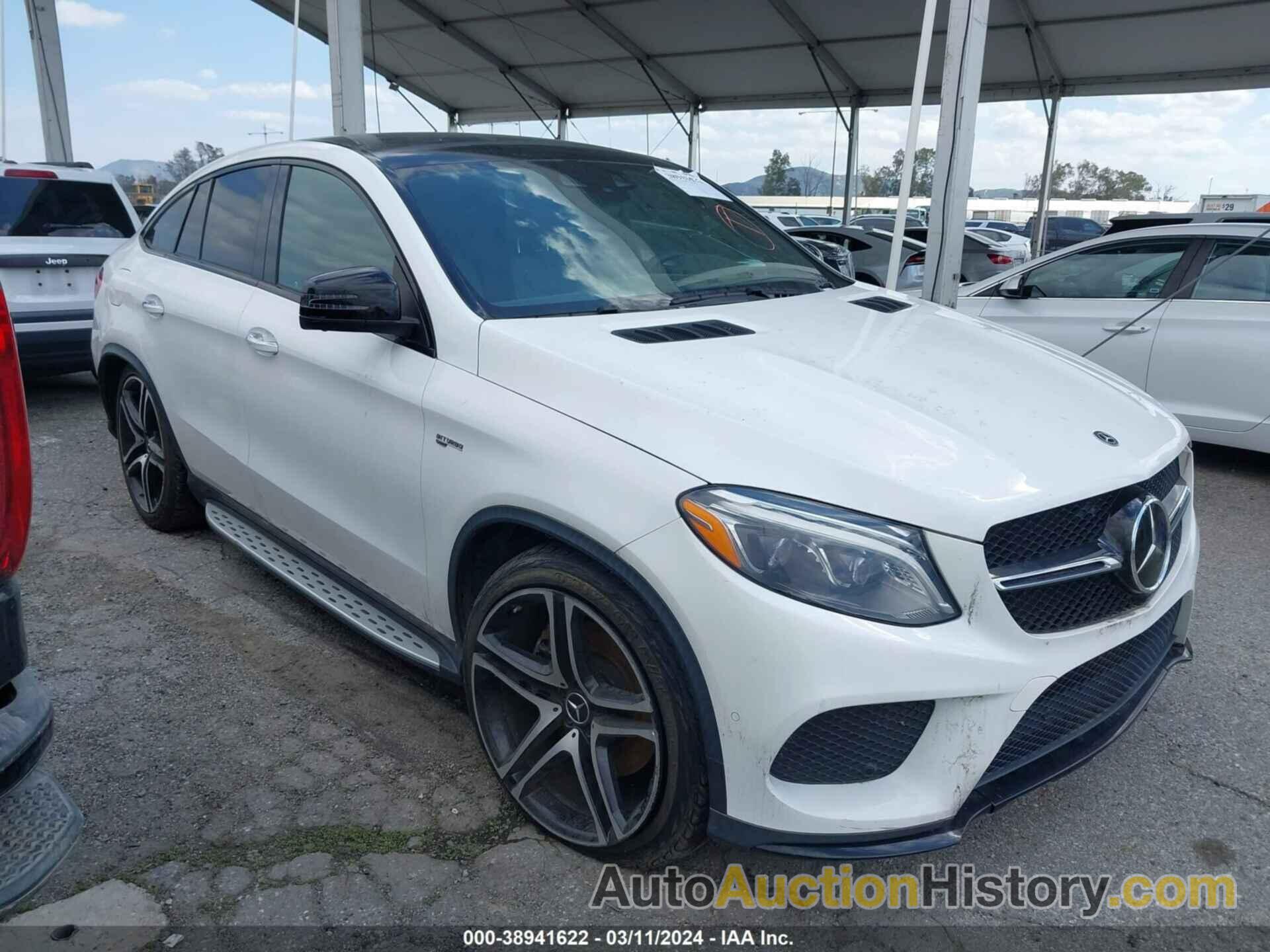 MERCEDES-BENZ AMG GLE 43 COUPE 4MATIC, 4JGED6EB8KA138109