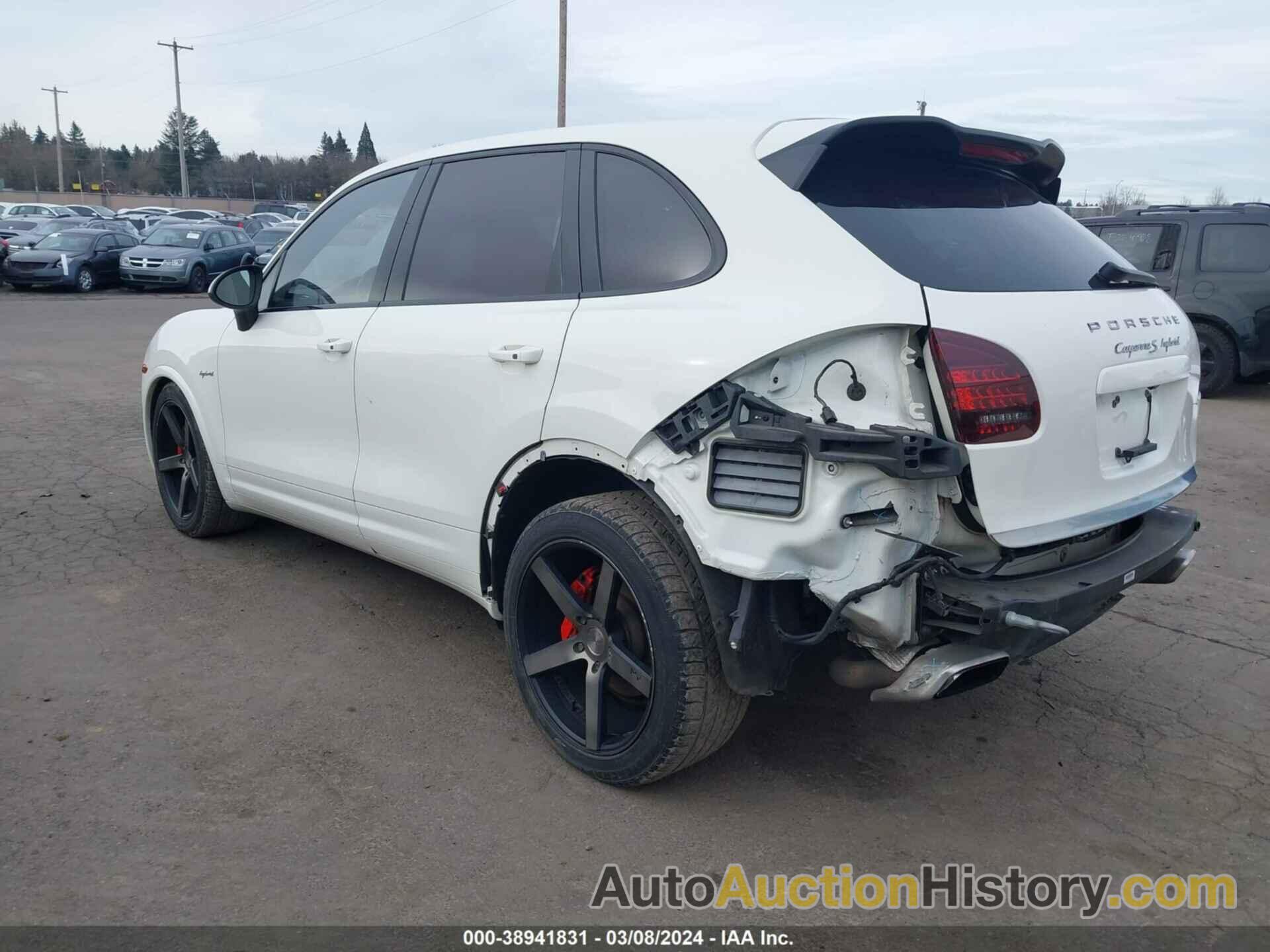 PORSCHE CAYENNE HYBRID S, WP1AE2A25CLA90443