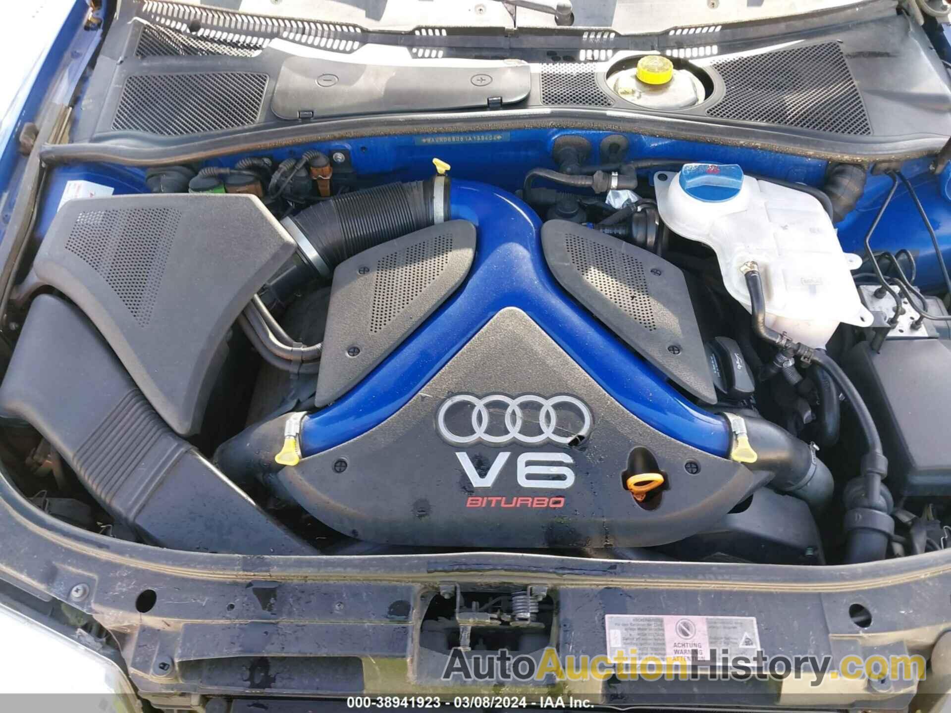 AUDI S4 2.7T, WAURD68D61A139404