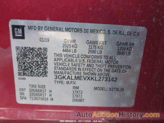 GMC TERRAIN SLE, 3GKALMEVXKL273142