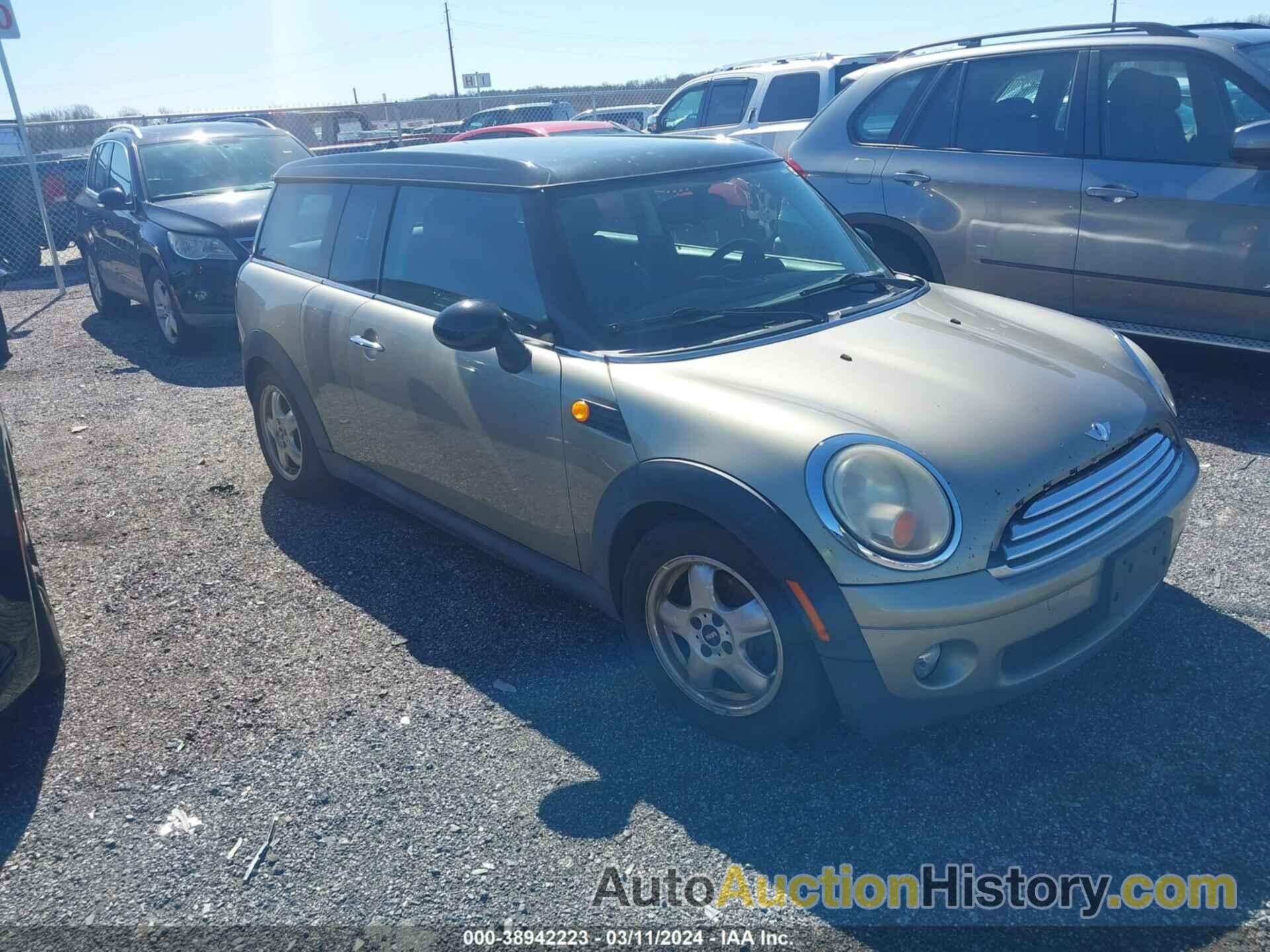 MINI COOPER CLUBMAN, WMWML33588TJ47241