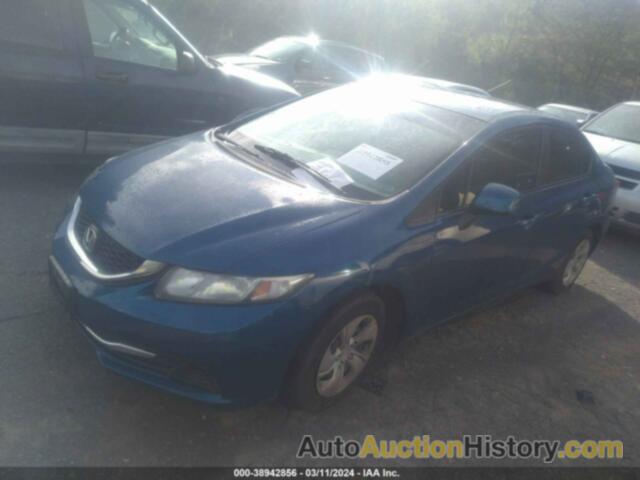 HONDA CIVIC SDN LX, 2HGFB2F58DH525068