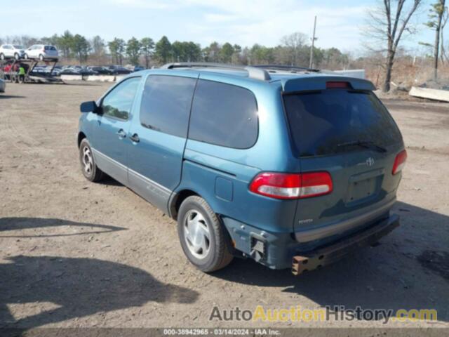 TOYOTA SIENNA XLE, 4T3ZF13C71U375138