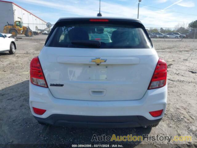 CHEVROLET TRAX LS, KL7CJKSB0HB168366