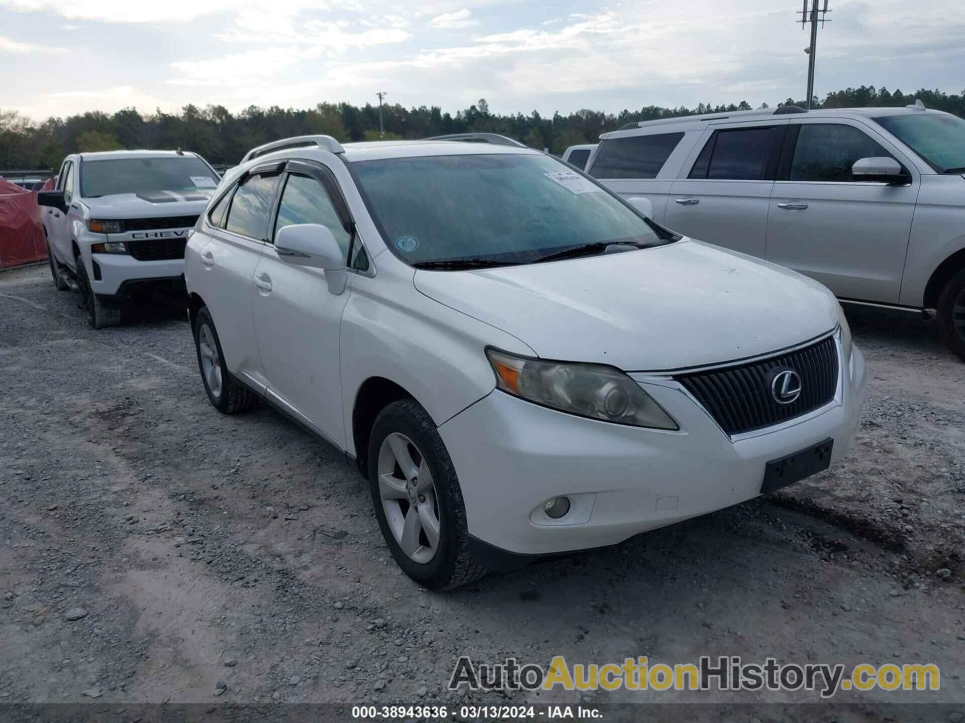 LEXUS RX 350, 2T2BK1BA4AC033195