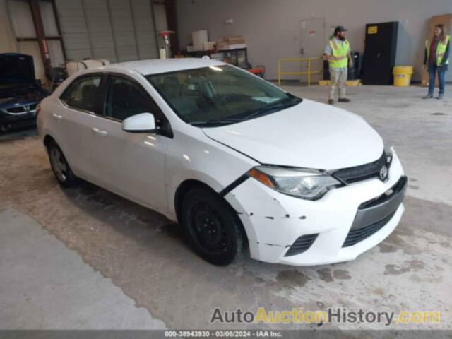 TOYOTA COROLLA LE, 2T1BURHE1FC287297