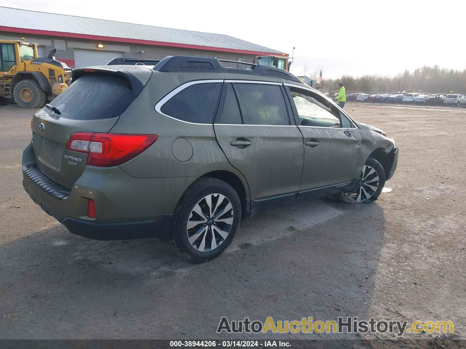 SUBARU OUTBACK 3.6R LIMITED, 4S4BSENC4F3285257