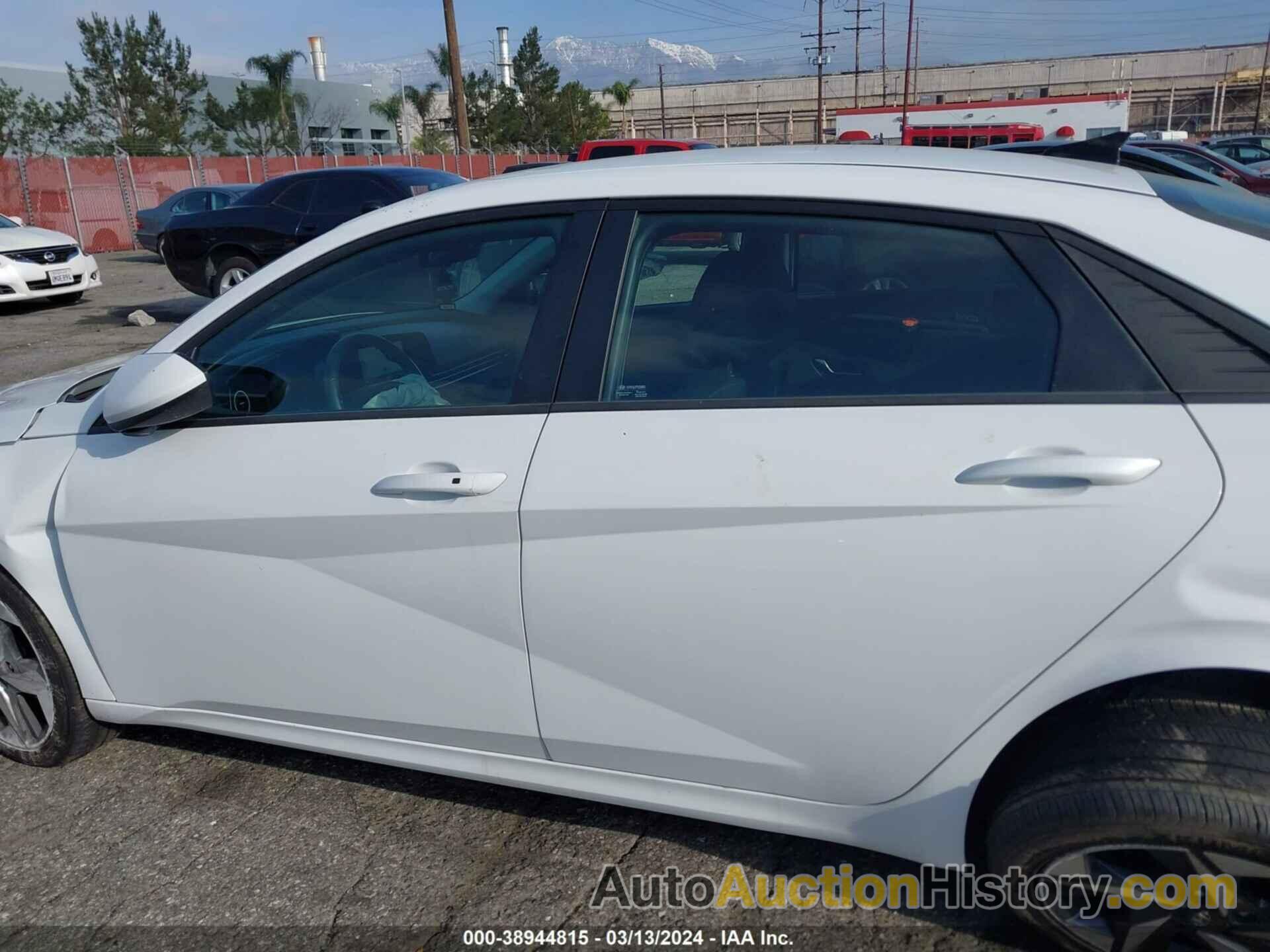 HYUNDAI ELANTRA SEL, 5NPLS4AG3PH098030