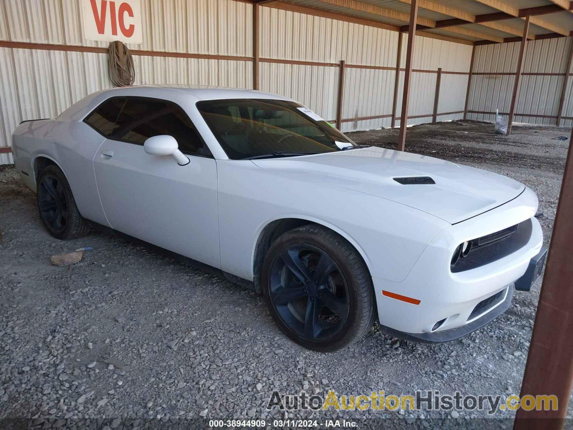 DODGE CHALLENGER SXT, 2C3CDZAG9FH702134