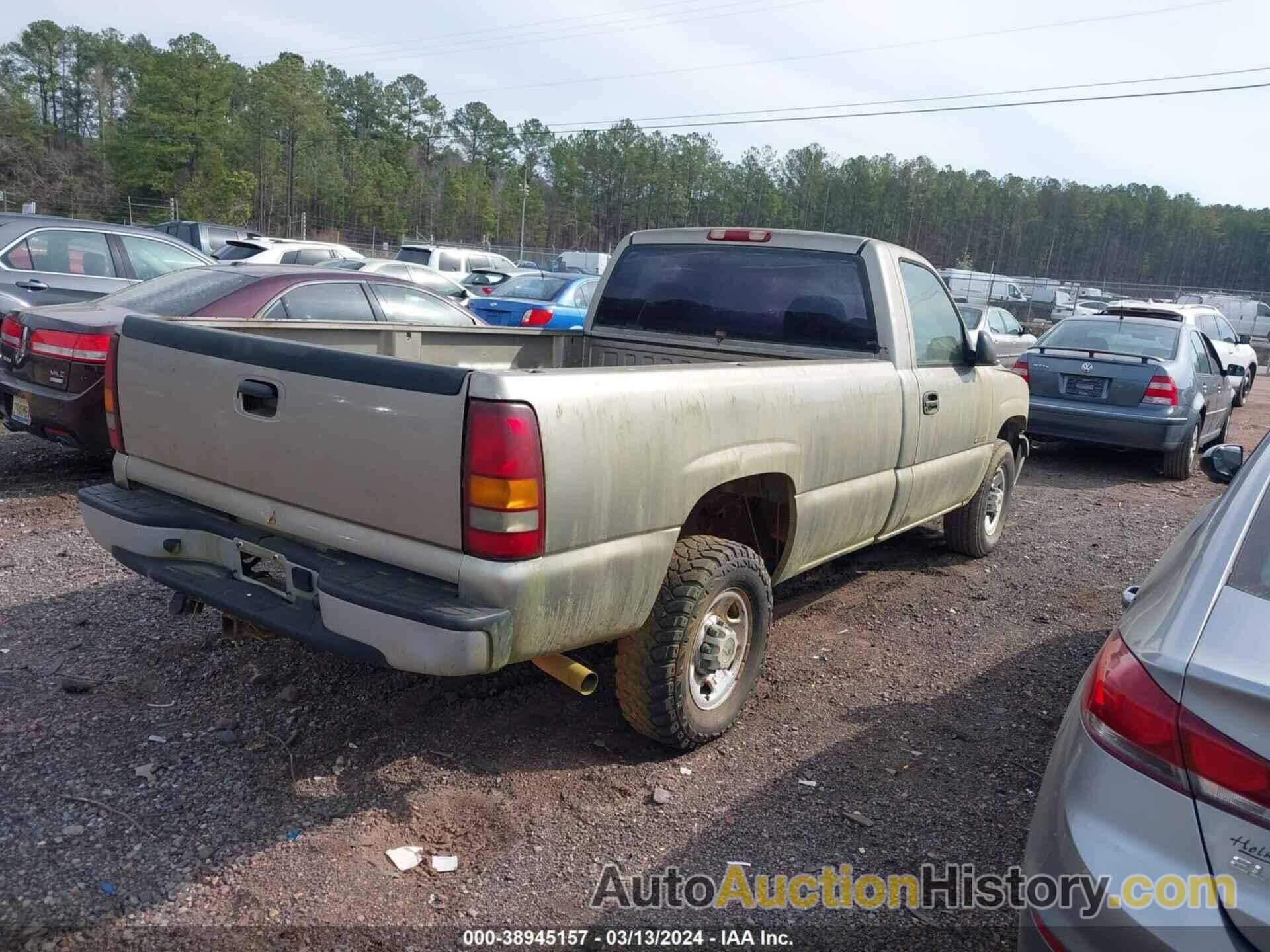 CHEVROLET SILVERADO 2500, 1GCFC24T8YZ332096