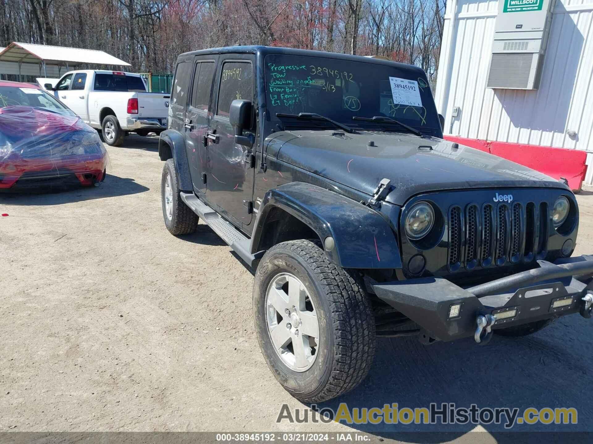 JEEP WRANGLER UNLIMITED SAHARA, 1C4BJWEG0CL143175