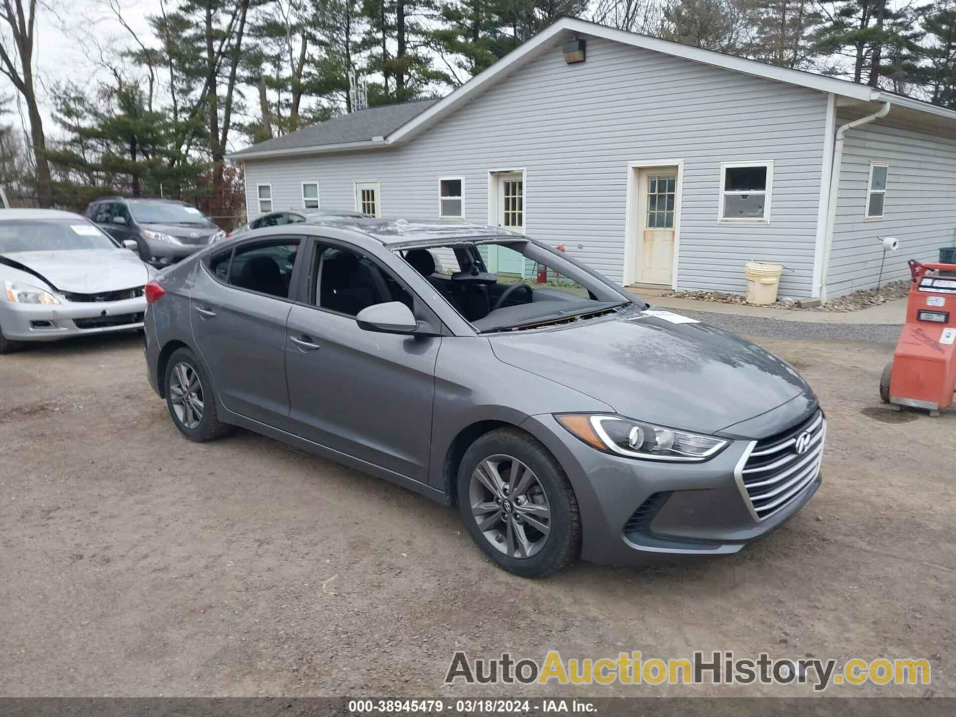 HYUNDAI ELANTRA SEL, 5NPD84LF0JH281948