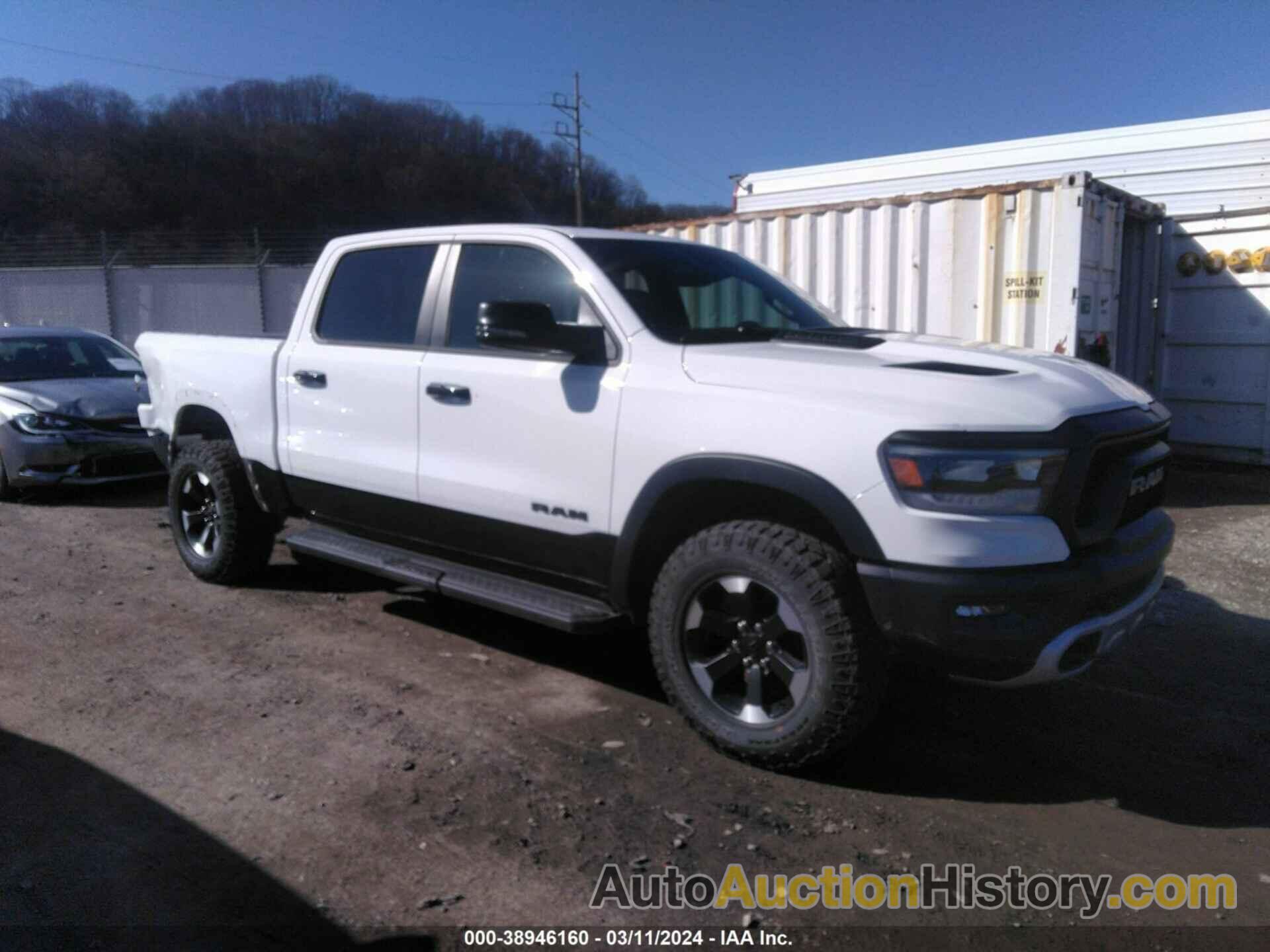 RAM 1500 REBEL  4X4 5'7 BOX, 1C6SRFLT4PN557425